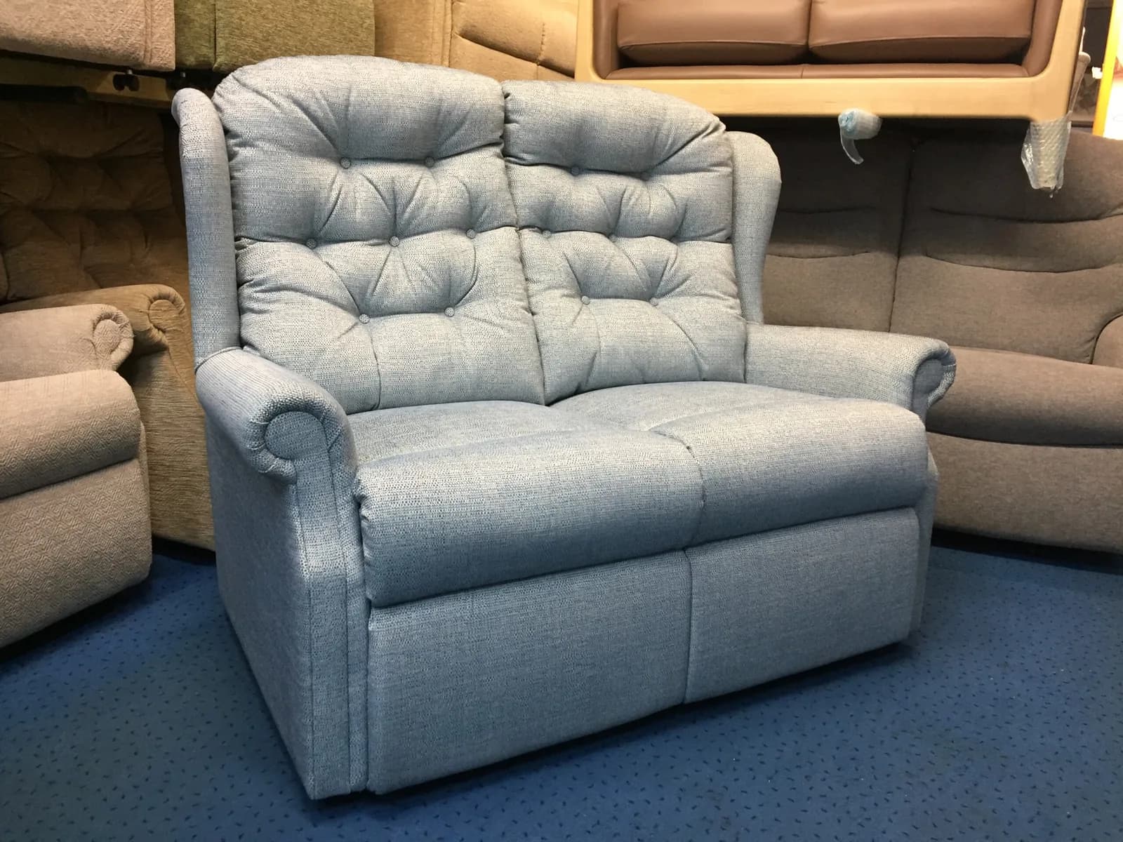 Celebrity Woburn 2Str Settee in Aqua Clean Blue — photograph 1