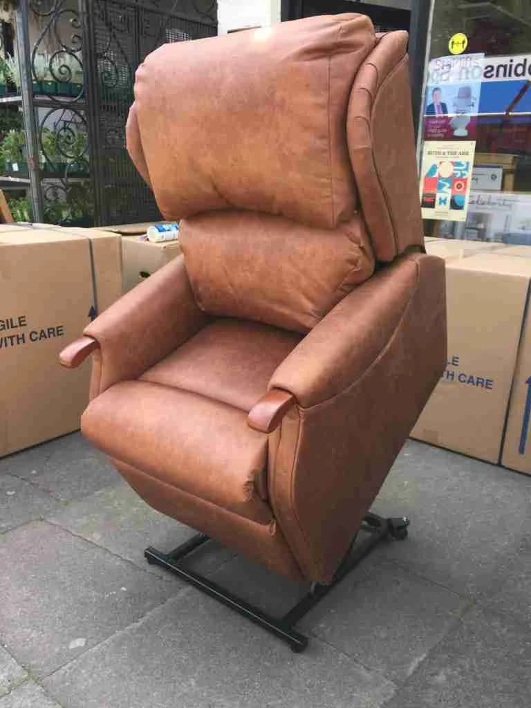 Westbury Dual Motor Riser Recliner in Soft Touch fabric — photograph 1